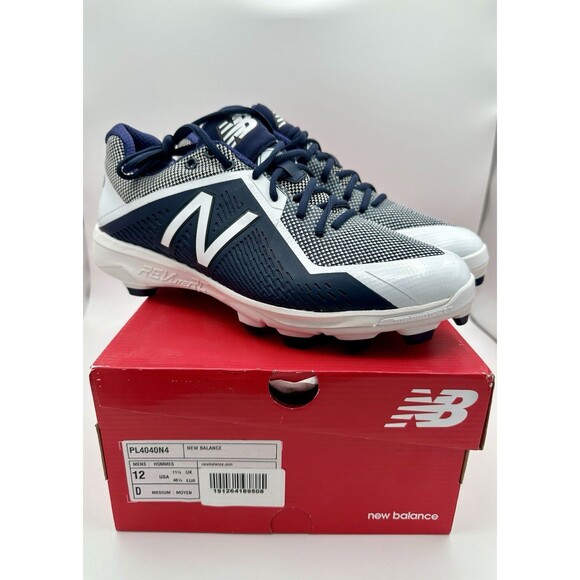 NEW New Balance navy blue Men\'s 4040 V4 Baseball Shoe Cleats size 12 EUR 46.5 main image 7